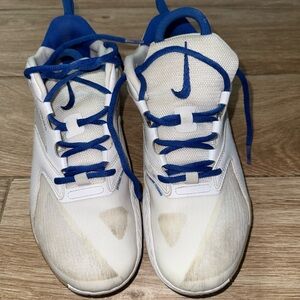 Nike Air Zoom White and Blue Sneakers